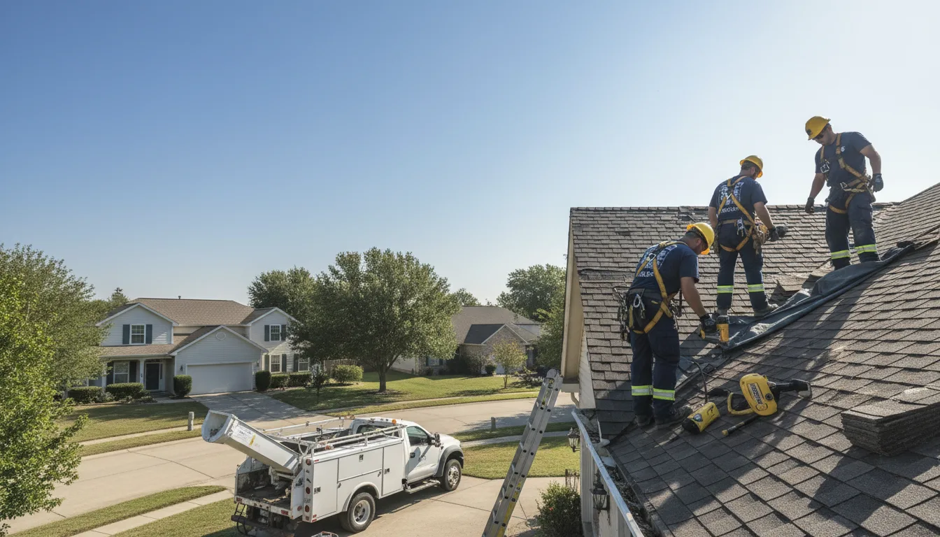 Emergency Roof Tarp Installation in East Millsboro, PA